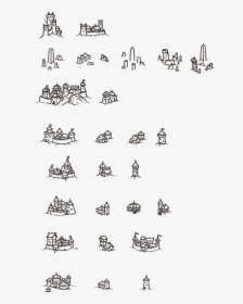 Icons For Fantasy Maps, HD Png Download, Transparent PNG