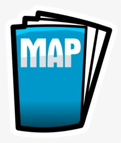 Map - Icon - Club Penguin Icons, HD Png Download, Transparent PNG