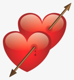 Two Heart With Arrow Png - Dil Ka Photo Download, Transparent Png, Transparent PNG