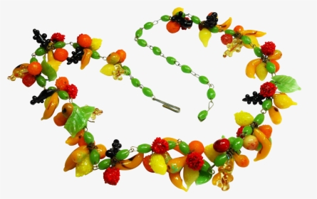 Necklace Clipart Glass Bead - Fruit Necklace Clipart, HD Png Download, Transparent PNG