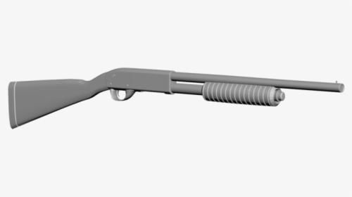 3d Model Pump Action Shotgun, HD Png Download, Transparent PNG