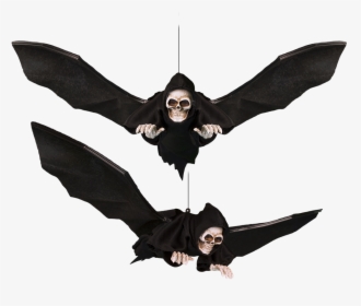 Reaper Halloween Decoration Flying, HD Png Download, Transparent PNG