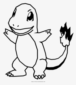 Charmander Coloring Page - Pokemon Charmander Coloring Pages, HD Png Download, Transparent PNG