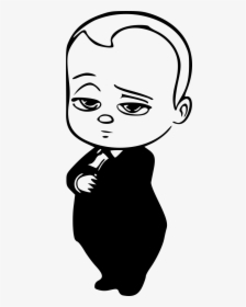 The Boss Baby , Png Download - Transparent Png Boss Baby Png Black, Png Download, Transparent PNG