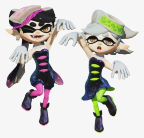 Splatoon 2 Squid Video Game - Squid Sisters Pose, HD Png Download, Transparent PNG
