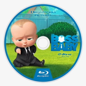The Boss Baby Bluray Disc Image - Boss Baby Dvd Label, HD Png Download, Transparent PNG