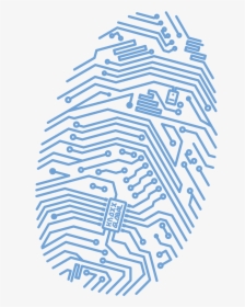 Motherboard Clip Art Finger - Motherboard Fingerprint, HD Png Download, Transparent PNG