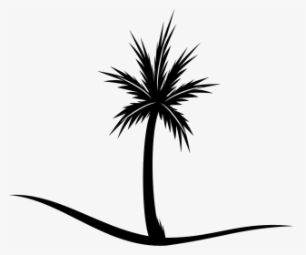 Black Palm Tree - Palmyra Palm Clip Art, HD Png Download, Transparent PNG