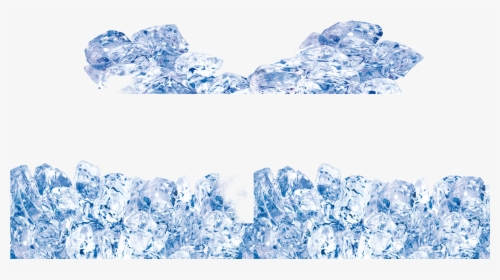 Ice Cube Crystal Water - Ice Cubes, HD Png Download, Transparent PNG