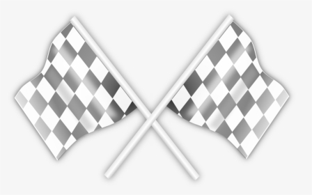 Checkered Drawing Racing Flag - Vector Lightning Mcqueen Png, Transparent Png, Transparent PNG