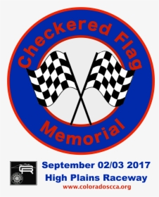 Checkered Flag Memorial - Emblem, HD Png Download, Transparent PNG
