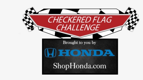 Transparent Checkered Flag Png - Honda, Png Download, Transparent PNG
