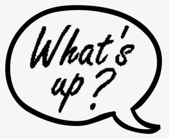 Word Bubble Clip Art - Whats Up Word Art, HD Png Download, Transparent PNG