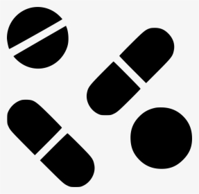 Free Pharmaceutical Png - Pills Black And White Png, Transparent Png, Transparent PNG