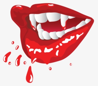 Vampire Teeth Png Download - Vampire Mouth Png, Transparent Png, Transparent PNG
