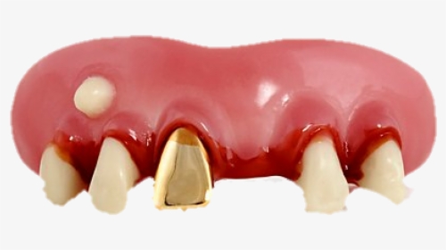 Zombie Teeth Png - Tongue, Transparent Png, Transparent PNG