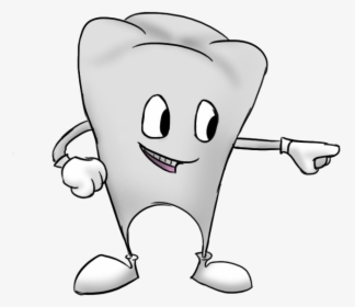 Squeakyright The Idea Behind My Squeaky Clean Teeth - Cartoon, HD Png Download, Transparent PNG