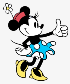 Classic Minnie Mouse Clip - Minnie Mouse Thumbs Up, HD Png Download, Transparent PNG