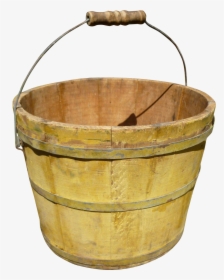 Clip Art Staved Wood In Old - Wooden Bucket Png, Transparent Png, Transparent PNG