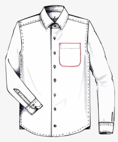 Long Sleeve Shirt Clipart Black And White, HD Png Download, Transparent PNG