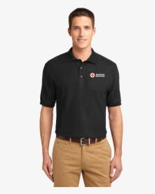 Men S Cotton Polo Shirt  - Port Authority Silk Touch ™ Polo K500, HD Png Download, Transparent PNG
