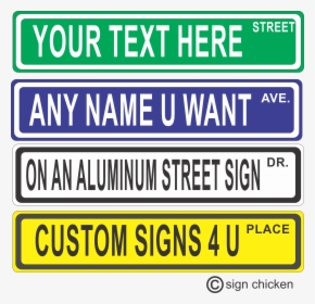Mini Custom Street Signs, HD Png Download, Transparent PNG