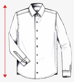 Long Sleeve Shirt Clipart Black And White, HD Png Download, Transparent PNG