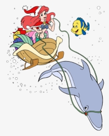 Little Mermaid Christmas Clipart, HD Png Download, Transparent PNG