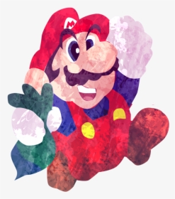 Transparent Super Mario Png - Super Mario Bros 2 Mario Png, Png Download, Transparent PNG
