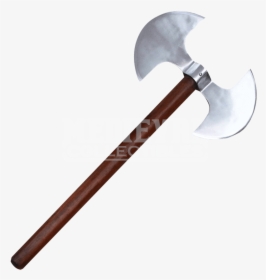 Short Hafted Double Bit Axe - Pollaxe, HD Png Download, Transparent PNG