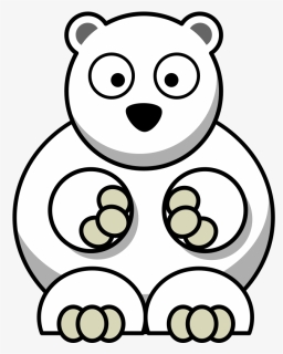 Polar Bear Giant Panda American Black Bear Cartoon - Cartoon Polar Bear Png, Transparent Png, Transparent PNG
