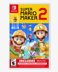 Super Mario Maker 2 Nintendo Switch Online Bundle, HD Png Download, Transparent PNG