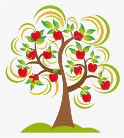 Transparent Apple Tree Clipart , Transparent Cartoons - Clipart Apple Tree Drawing, HD Png Download, Transparent PNG