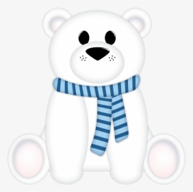 Christmas At Getdrawings Com - Winter Polar Bear Clipart, HD Png Download, Transparent PNG