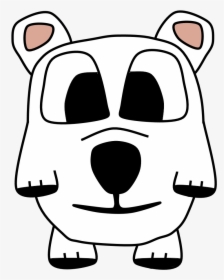 Polar Bears, Big Eyes, Cartoon Animal, HD Png Download, Transparent PNG