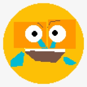 Sad Laughing Emoji - Pixel Basketball Png, Transparent Png, Transparent PNG