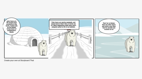 Polar Bear Storyboard Adaptations, HD Png Download, Transparent PNG