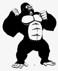 Transparent Gorilla Cartoon Png - King Kong Clip Art, Png Download, Transparent PNG