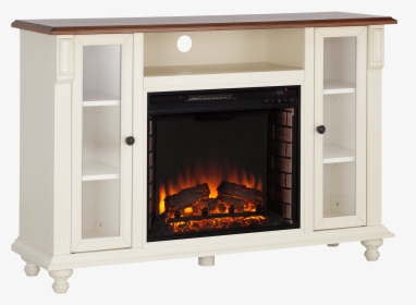 Southern Enterprises Carlinville Electric Fireplace - Electric Fireplace Tv Stand, HD Png Download, Transparent PNG