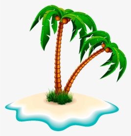 Transparent Coconut Tree Png - Clip Art Coconut Palm, Png Download, Transparent PNG