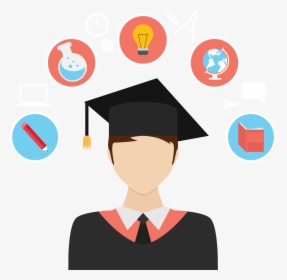 Student Learning Education - College Student Vector Png, Transparent Png, Transparent PNG
