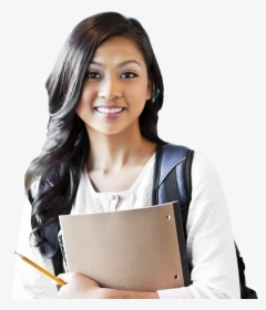 Female Student Png Image - Indian College Student Png, Transparent Png, Transparent PNG