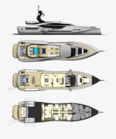 Diagram Of The Palmer Johnson Pj120 Charts & Graphs - Super Yacht Khalilah Plan, HD Png Download, Transparent PNG