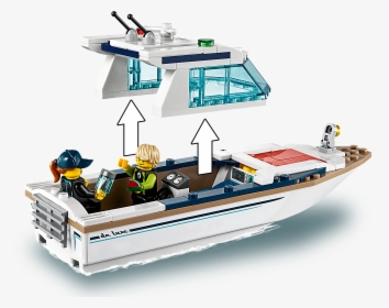 Transparent Toy Boat Png - Lego Nero Yacht, Png Download, Transparent PNG