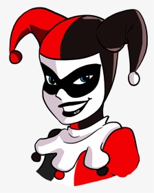 Transparent Court Jester Clipart - Cartoon Harley Quinn Drawing, HD Png Download, Transparent PNG