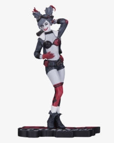 Harley Quinn Red Black And White Statue, HD Png Download, Transparent PNG