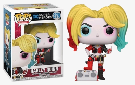 Harley Quinn With Boombox Rebirth Pop Vinyl Figure - Harley Quinn Boombox Funko Pop, HD Png Download, Transparent PNG