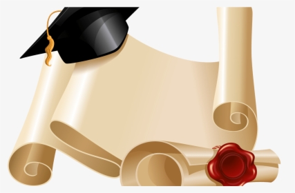Diploma And Graduation Hat Png Clipart Picture Gallery - Toga Cap And Diploma Transparent, Png Download, Transparent PNG