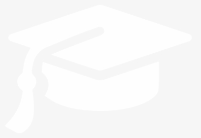 Transparent Graduate Hat Png - White Graduation Hat Icon Png, Png Download, Transparent PNG