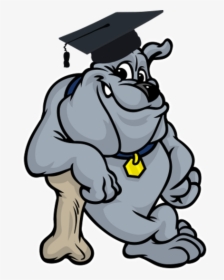 Bulldog With Graduation Cap Clipart, HD Png Download, Transparent PNG